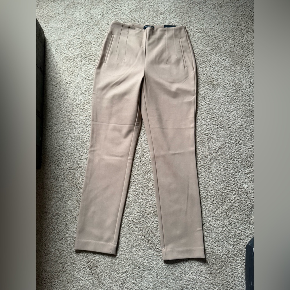 Rachel Zoe Classic Beige Slim Leg Pants